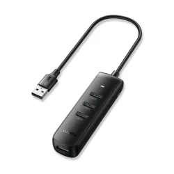 Hub Ugreen 4 Puertos, Interfaz Usb 3.2, Type-A, 4 Usb A 3.1, 1 Usb Tipo C, Velocidad 5000 Mbit/S, Negro Hub Ugreen 4 Puertos, Interfaz Usb 3.2, Type-A, 4 Usb A 3.1, 1 Usb Tipo C, Velocidad 5000 Mbit/S, Negro