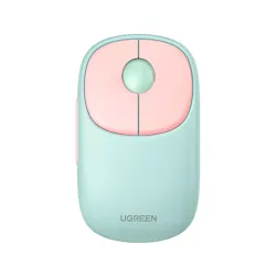 Mouse Optico Ugreen, Fun+, 5 Botones, 4000 Dpi, Rf Inalambrico/Bluetooth, 10 M, Rosa/Azul Mouse Optico Ugreen, Fun+, 5 Botones, 4000 Dpi, Rf Inalambrico/Bluetooth, 10 M, Rosa/Azul