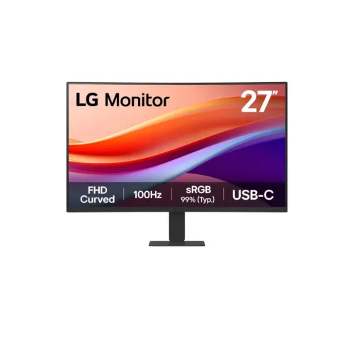 Monitor LG 27 Pulgadas Curvo Full HD 100Hz USB-C Modelo 27U421A