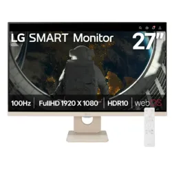 Monitor Smart LG 27 Pulgadas IPS 100 Hz WebOS 23 Bluetooth - 27U511SA