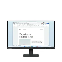 MONITOR LENOVO L24-4E / 24 PULGADAS 1920X1080 / PANEL IPS / 4MS 100HZ 99% SRGB / HDMI(1) VGA(1) / COLOR NEGRO / 3Y EN CENTRO DE SERVICIO