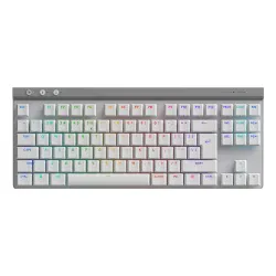 Teclado Gamer Logitech G515 Lightspeed TKL Inalámbrico RGB Blanco