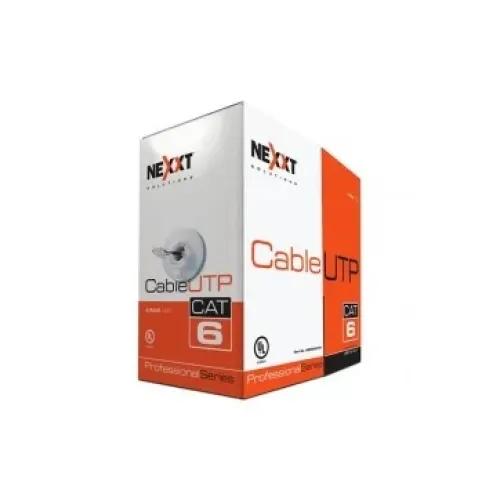 Bobina De Cable Nexxt Solutions Ab356Nxt01 - Cat6 (Utp) - Caja Con 305M - Gris - AB356NXT01