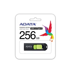 Memoria Flash ADATA UC300 256GB USB-C 3.2 Color Negro - ACHO-UC300-256GRBKGN