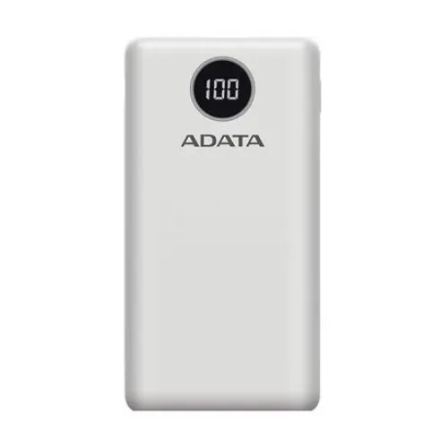 Power Bank Adata P20000Qcd 20,000Mah Usb A Usb C Blanco - AP20000QCD-DGT-CWH