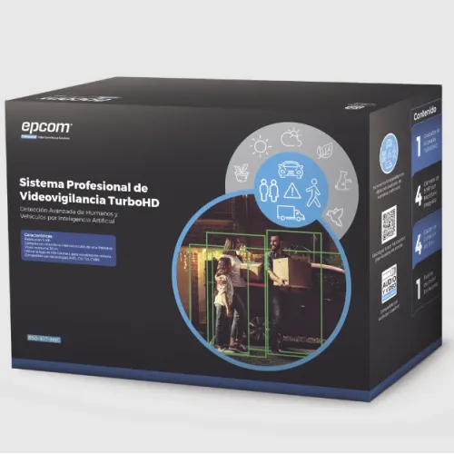 Kit de Vigilancia Epcom B50-KIT-MIC - DVR EV-8004TURBO-D(C) - 4 Cámaras B50-TURBO-G2/A - Fuente de poder - B50-KIT-MIC Kit de Vigilancia Epcom B50-KIT-MIC - DVR EV-8004TURBO-D(C) - 4 Cámaras B50-TURBO-G2/A - Fuente de poder - B50-KIT-MIC