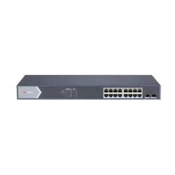 Switch HIKVISION DS-3E1518P-SI - Gigabit Ethernet - 16 Puertos PoE+ - 2 SFP - Gestionado - Producto para Soluciones Empresariales - DS-3E1518P-SI Switch HIKVISION DS-3E1518P-SI - Gigabit Ethernet - 16 Puertos PoE+ - 2 SFP - Gestionado - Producto para Soluciones Empresariales - DS-3E1518P-SI