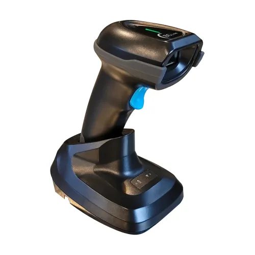 Lector De Código De Barras Ec Line Ec-2D-8380B - Negro - Led - Inalámbrico - Bt - Usb - 1D/2D/Qr - 500 Lecturas/Seg - Resistente A Caídas 1.5M - EC-2D-8380B
