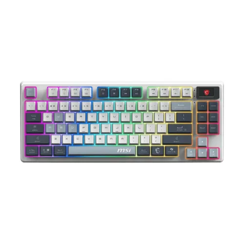 Teclado MSI Forge GK600 TKL Mecánico Inalámbrico Linear Sky US
