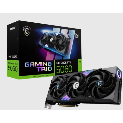 Gpu Gpu Msi Geforce Rtx 5060 8Gb Gaming Trio Oc Ddr7 - GEFORCE RTX 5060 8G GAMING TRIO OC Gpu Gpu Msi Geforce Rtx 5060 8Gb Gaming Trio Oc Ddr7 - GEFORCE RTX 5060 8G GAMING TRIO OC