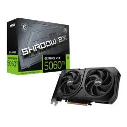 Tarjeta Gráfica MSI GeForce RTX 5060 Ti 8GB Shadow 2X OC Plus GDDR7 Tarjeta Gráfica MSI GeForce RTX 5060 Ti 8GB Shadow 2X OC Plus GDDR7