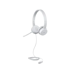 AUDIFONOS CON MICROFONO TIPO DIADEMA LENOVO IDEA 110 ESTEREO USB / COLOR NUBE GRIS