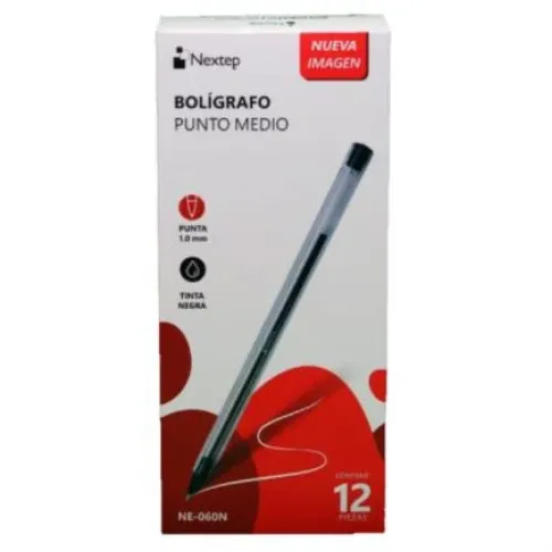 Bundle Boligrafo Nextep 1000 Negro 1Mm C/12 Cont. 6  - NE-060N B