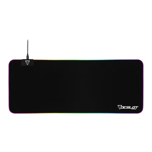 Mouse Pad Gamer Ocelot Rgb Xxl Tela Extendido Con Software Integrado Color Negro Modelo Ompxl01 Mouse Pad Gamer Ocelot Rgb Xxl Tela Extendido Con Software Integrado Color Negro Modelo Ompxl01