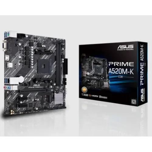Placa Base ASUS PRIME A520M-K/CSM Micro ATX AM4 con HDMI
