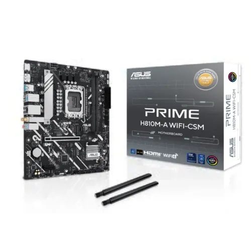 Motherboard ASUS PRIME H810M-A WIFI-CSM Socket 1851, DDR5, WiFi 6, Micro ATX
