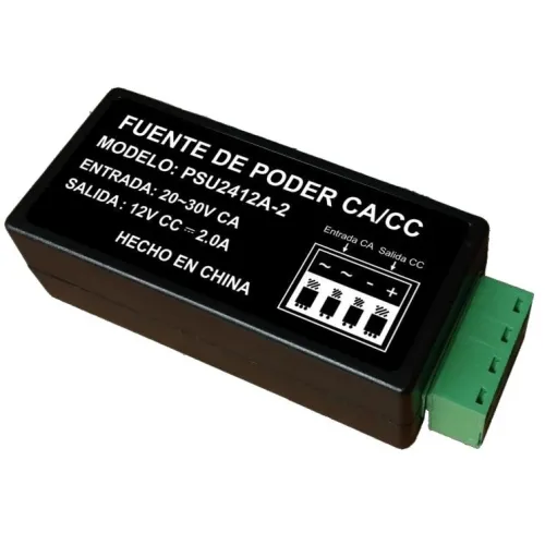 Saxxon Psu2412A-2 Adaptador E Inversor De Corriente Negro - PSU2412A-2