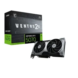 Tarjeta de Video MSI RTX 5070 12GB GDDR7 Ventus 2X OC - 2542 MHz, HDMI, DisplayPort Tarjeta de Video MSI RTX 5070 12GB GDDR7 Ventus 2X OC - 2542 MHz, HDMI, DisplayPort