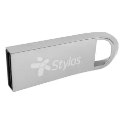 Memoria Usb Stylos Stmus516B - 16Gb - Usb 2.0 - Plata - STMUS516B