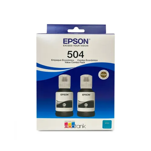 Botella De Tinta Epson 504 Negro 127Ml, Para L4150, L4160, L6161, L6171 Original - T504120 Botella De Tinta Epson 504 Negro 127Ml, Para L4150, L4160, L6161, L6171 Original - T504120