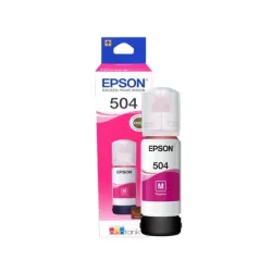Botella De Tinta Epson 504 Magenta (T504320-Al) 70Ml, Para L4150, L4160, L6161, L6171 Original - T504320