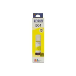 Botella De Tinta Epson 504 Amarillo (T504420-Al) 70Ml, Para L4150, L4160, L6161, L6171 Original - T504420