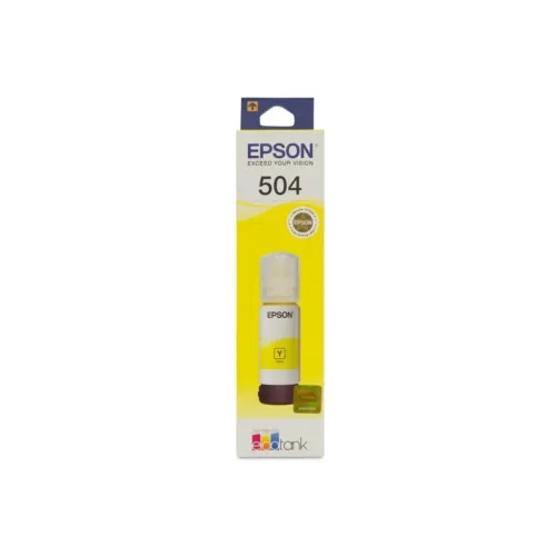 Botella De Tinta Epson 504 Amarillo (T504420-Al) 70Ml, Para L4150, L4160, L6161, L6171 Original - T504420 Botella De Tinta Epson 504 Amarillo (T504420-Al) 70Ml, Para L4150, L4160, L6161, L6171 Original - T504420