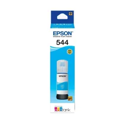 Botella De Tinta Epson Ecotank 544 Color Cyan 65Ml, Para L110/L3110/L3150/L5190 Original - T544220