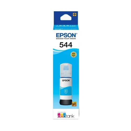 Botella De Tinta Epson Ecotank 544 Color Cyan 65Ml, Para L110/L3110/L3150/L5190 Original - T544220 Botella De Tinta Epson Ecotank 544 Color Cyan 65Ml, Para L110/L3110/L3150/L5190 Original - T544220