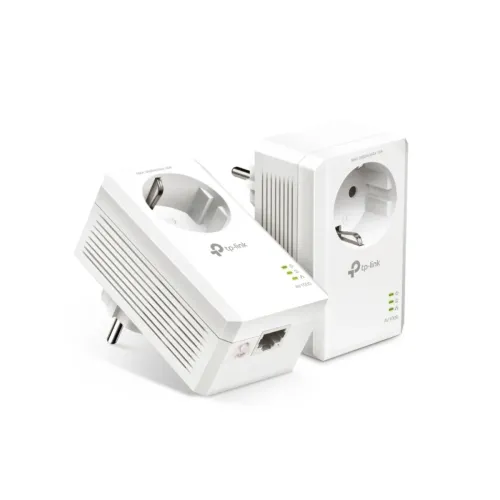Kit Adaptador Powerline TPLINK Gigabit Ethernet 1000Mbps HomePlug AV2 Modelo TLPA7017KIT