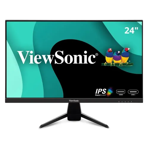 Monitor ViewSonic VX2467U - 24" - Full HD - HDMI - VGA - USB-C - VX2467U