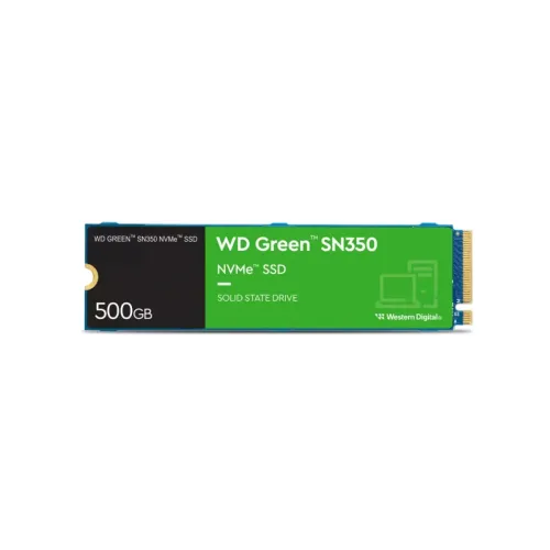 SSD Interno WD Green SN350 500GB M.2 NVMe PCIe Gen3 - WDS500G2G0C SSD Interno WD Green SN350 500GB M.2 NVMe PCIe Gen3 - WDS500G2G0C